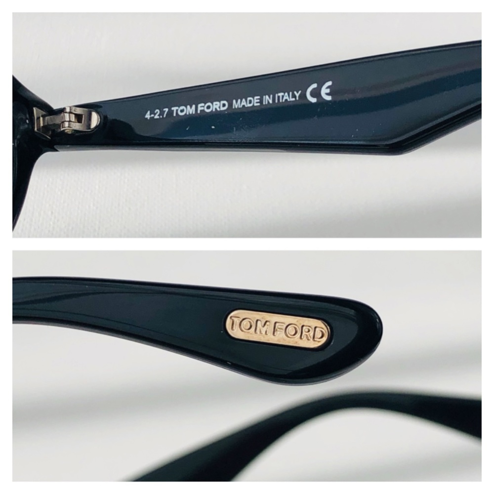 New TOM FORD Christopher-02 Black Round Sunglasses - Picture 8 of 16